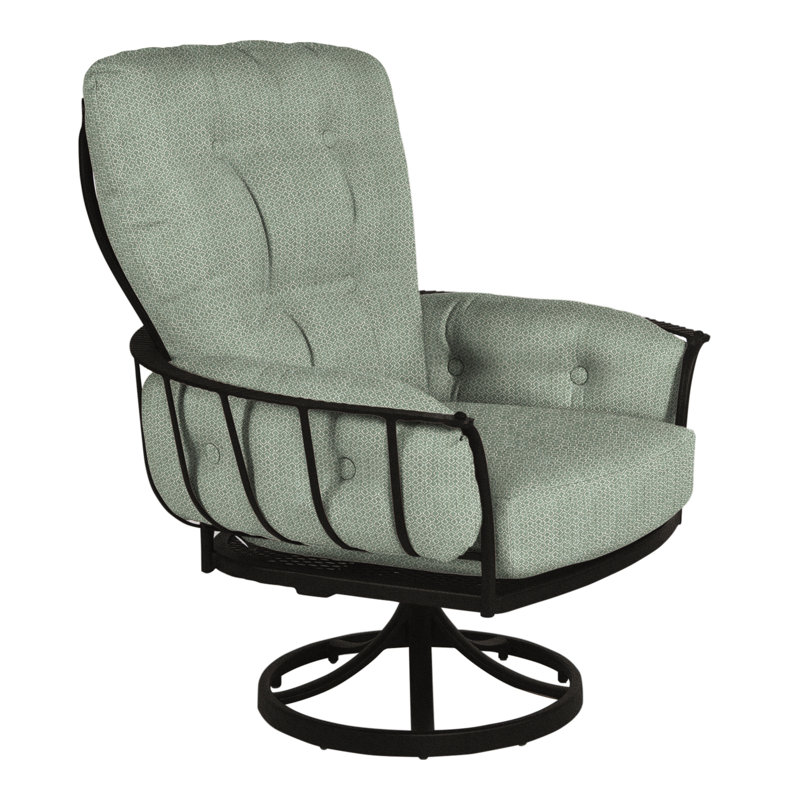 Monterra Outdoor Rocker Chair, Carbon Black, Adena Shale