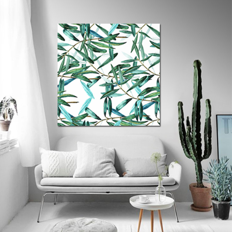 Bamboo Forest Print, Square - 56" x 56"