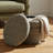 Modern Fabric Round Storage Ottoman-886572932
