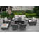 Aliaksey Polyethylene (PE) Wicker 8 - Person Seating Group with Cushions