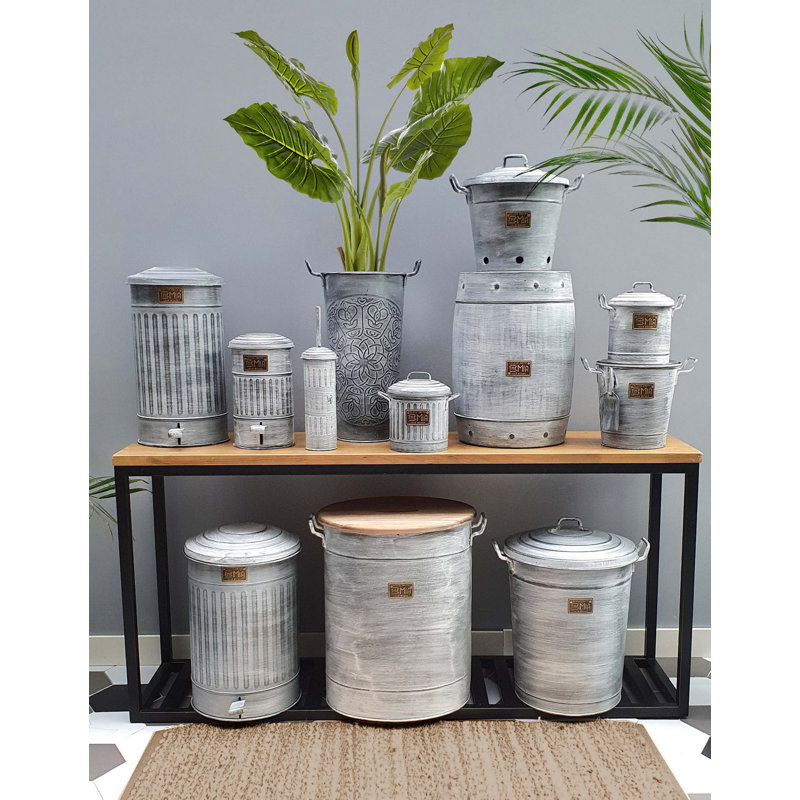 Panier en métal, H 16,9 po x l 21,3 po x P 13,8 po