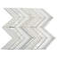 12" x 12" Natural Stone Marble Look Mosaic Wall & Floor Tile