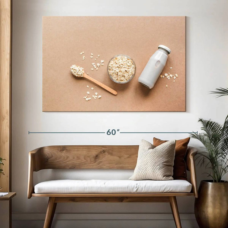 Oat Milk, 34" H x 51" W