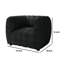Fauteuil décoratif Hery, 36 po, Boucle-111572286