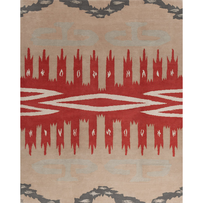 Mesa Wool Southwestern Area Rug, Rectangle 10' x 14'