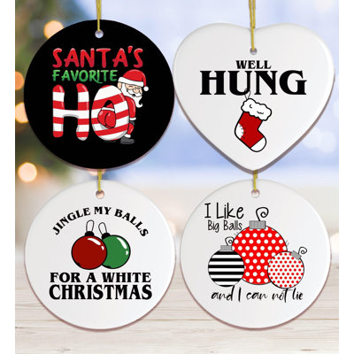 Dirty Joke Christmas Ornament Bundle