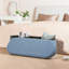 Banc ovale rembourré avec rangement Bazine 43 po x 15 po x 15 po-407943627