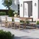 Joly 87'' Rectangular 8 - Person Outdoor Dining Set