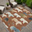 Tapis intérieur / extérieur lavable à la machine Adalaide ACN2338 Lodge-933761924