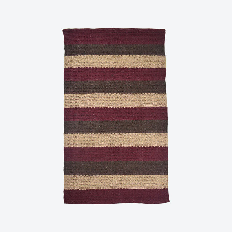 Goree Striped Hand Woven 90cm X 150cm Indoor / Outdoor Area Rug
