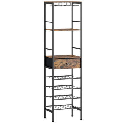 Wine Bottle Rack Brown
