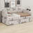 Upholstered Daybed with Pop-Up Trundle for Guest Room & USB Charging Ports-449208498