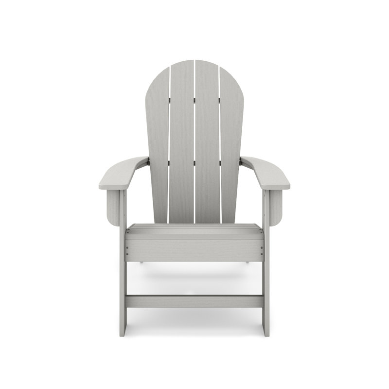 Adirondack Chair – Premium HDPE Poly Lumber For Pool, Patio, And Garden Elegance, Dark Gray