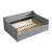Daybed With Drawers Upholstered Tufted Sofa Bed-953443292-953443293