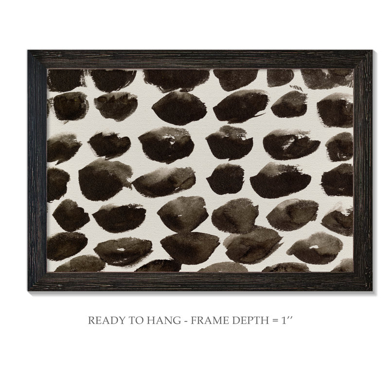 « dots imperfection i » par paul cezanne-reproduction de photo encadrée, H 28 po x l 38 po x 1,25 po