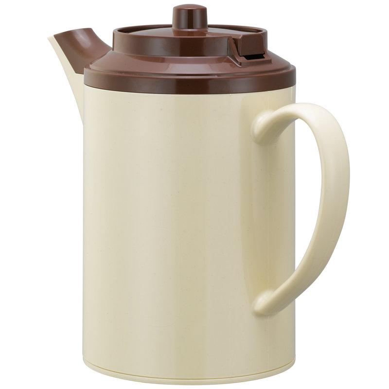 Plastic 16oz Teapot, Stone/Brown