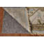 Tapis bleu carré Oushak 8 x 8