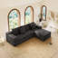 104.3" Cloud Sectional Couch With L-Shape Chaise