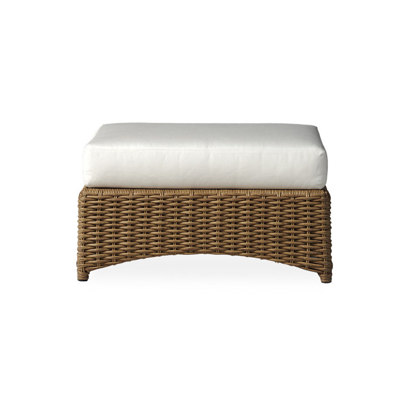 Magnolia Outdoor Ottoman, Whimsical Bird Song