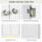 Modern White Triangle Cabinet With Adjustable Multi-Functional Storage Shelves - Fits All Home Spaces-1959349268