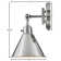 Arti 7.75-in Swing Arm Single Light Wall Sconce with On/Off Switch