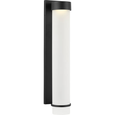 Scott Living Kylo 24 Modern 3000K LED Wall Light Sconce in Textured Black