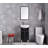 Asheton 18 " W Freestanding Standard Free Standing 1 Single Vanity Bathroom Vanity With Porcelain Top with Mirror-89398590