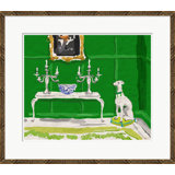 Green Dog Giclee Print by Dana Gibson