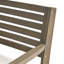 Chaise de salle à manger d'extérieur à lattes