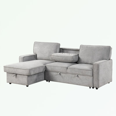 Emira Upholstered L-Shaped Sectional Right Hand Facing