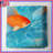 Orange Goldfish Pattern Quilted Bedspread All Sizes-126078390