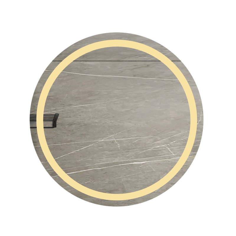 Miroir imperméable avec ceintures à DEL - brouillard, longue durée de vie 27,13 po Profondeur du brouillard, qualité de la salle de bain, transparent