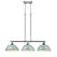 Luminaire suspendu en forme de dôme à 3 lumières pour îlot de cuisine Drakeford-626184609-626184615