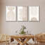 "Mid-Century Modern Boho" Duotone Beige Abstract Lines-73227861-119460497