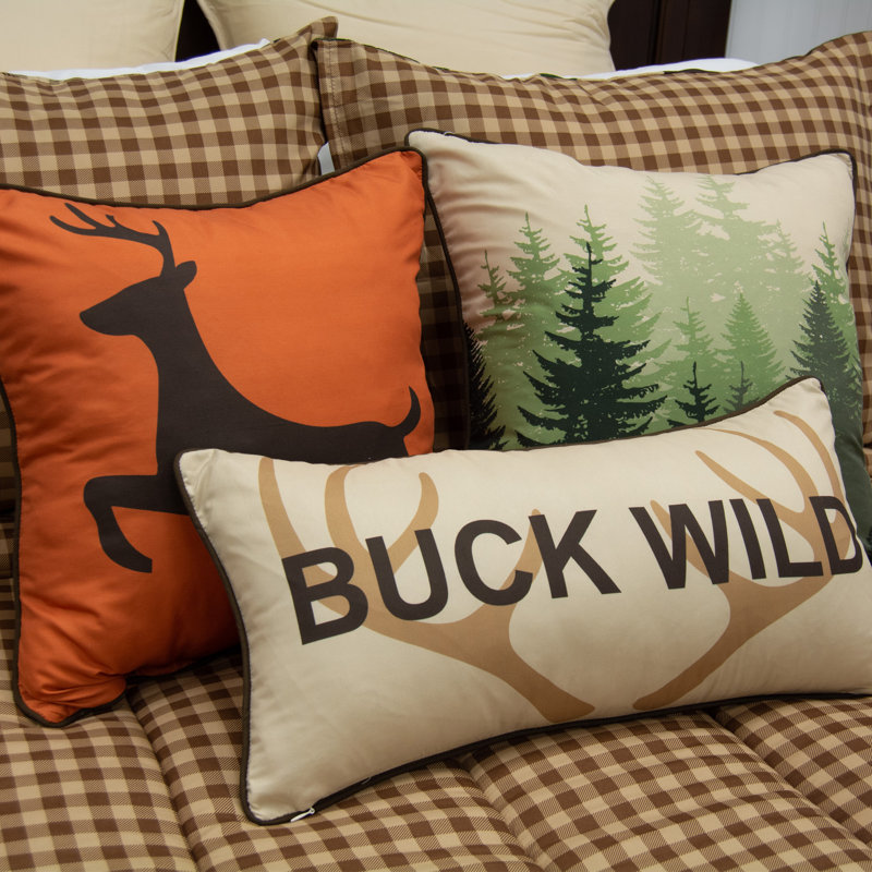 Coussin Your Your Lifestyle par Donna, Coussin en bois vert forêt