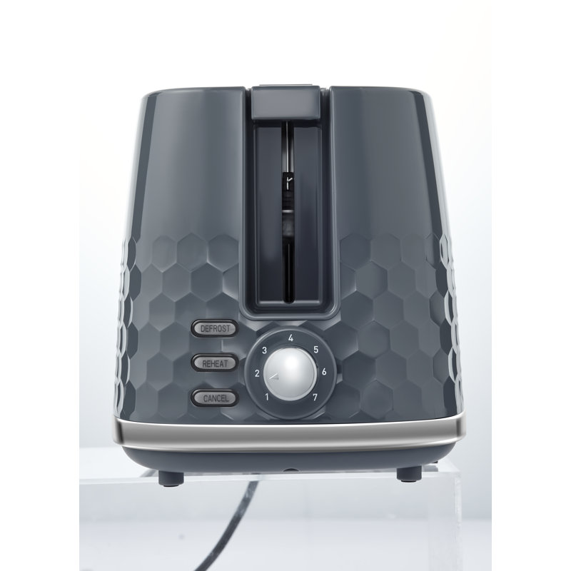 Hive 2-Slice Toaster, Grey