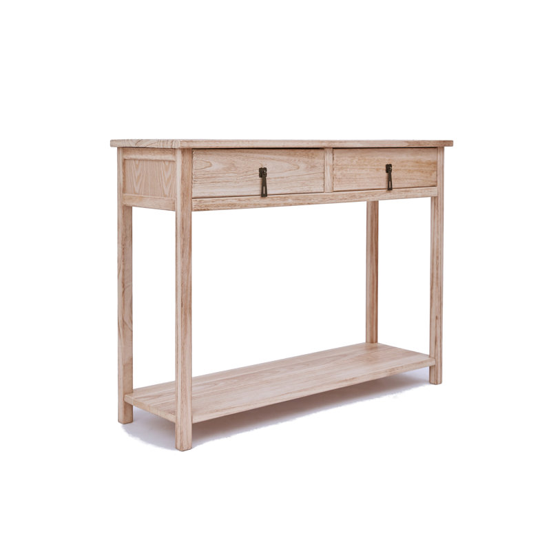 Caspian 100cm Console Table, Light Wood