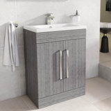 Whitfield 600mm Single Bathroom Vanity with Integrated Ceramic Basin