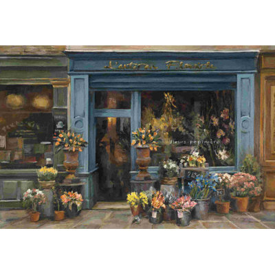 " L Artisan Fleuriste " by Marilyn Hageman Painting Print