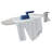 Metal Closet-Embedded Foldable Ironing Board
