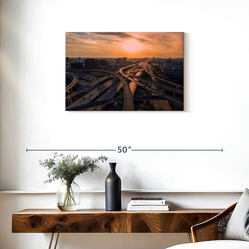 Nicci Dallas Texas Highway, 20" H x 30" W