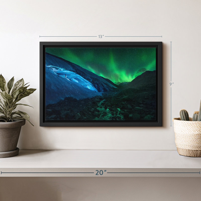 Athabasca Cave Aurora, reproduction sur toile, H 9 po x l 13 po