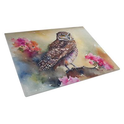 Planche à découper en verre Burrowing Owl