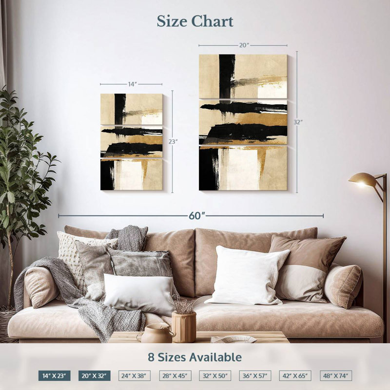 Avery Neutral Earth Tones I, 32" H x 20" W