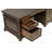 Arnoldus 72-inch 7-drawer Executive Desk Burnished Oak