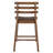 Hartz Solid Wood Counter Stools – Set of 2 Upholstered Fabric Seat & Open Back, Mid‑Century Modern-1692401145
