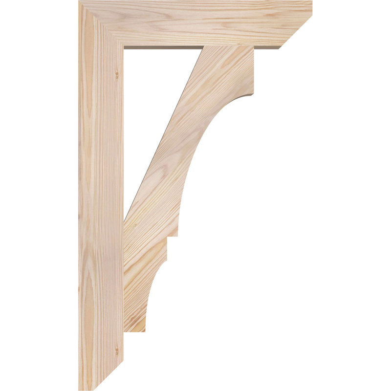 Support lisse à lattes Balboa l 3 3 po x P 18 po x H 30 po, Sapin de Douglas, Smooth, H 30 po x l 3,5 po x P 18 po