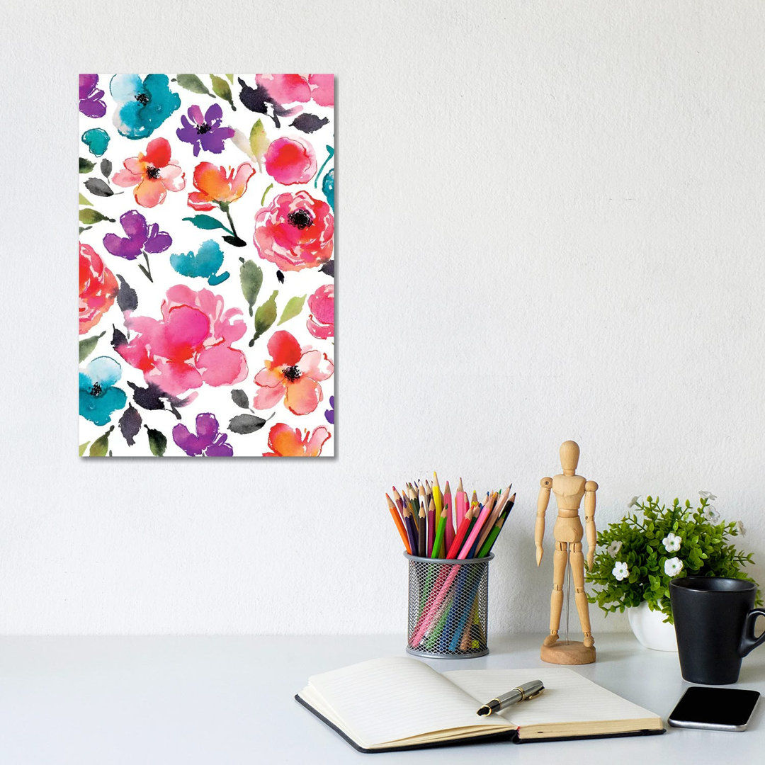Blooms by Joy Ting - Wrapped Canvas Gallery-Wrapped Canvas Giclée