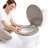 Round Molded Wood Toilet Seat 17 Inches-15866144