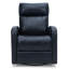 Fauteuil inclinable et pivotant double pivotant en cuir de 30,5 po Corvin-1369155174